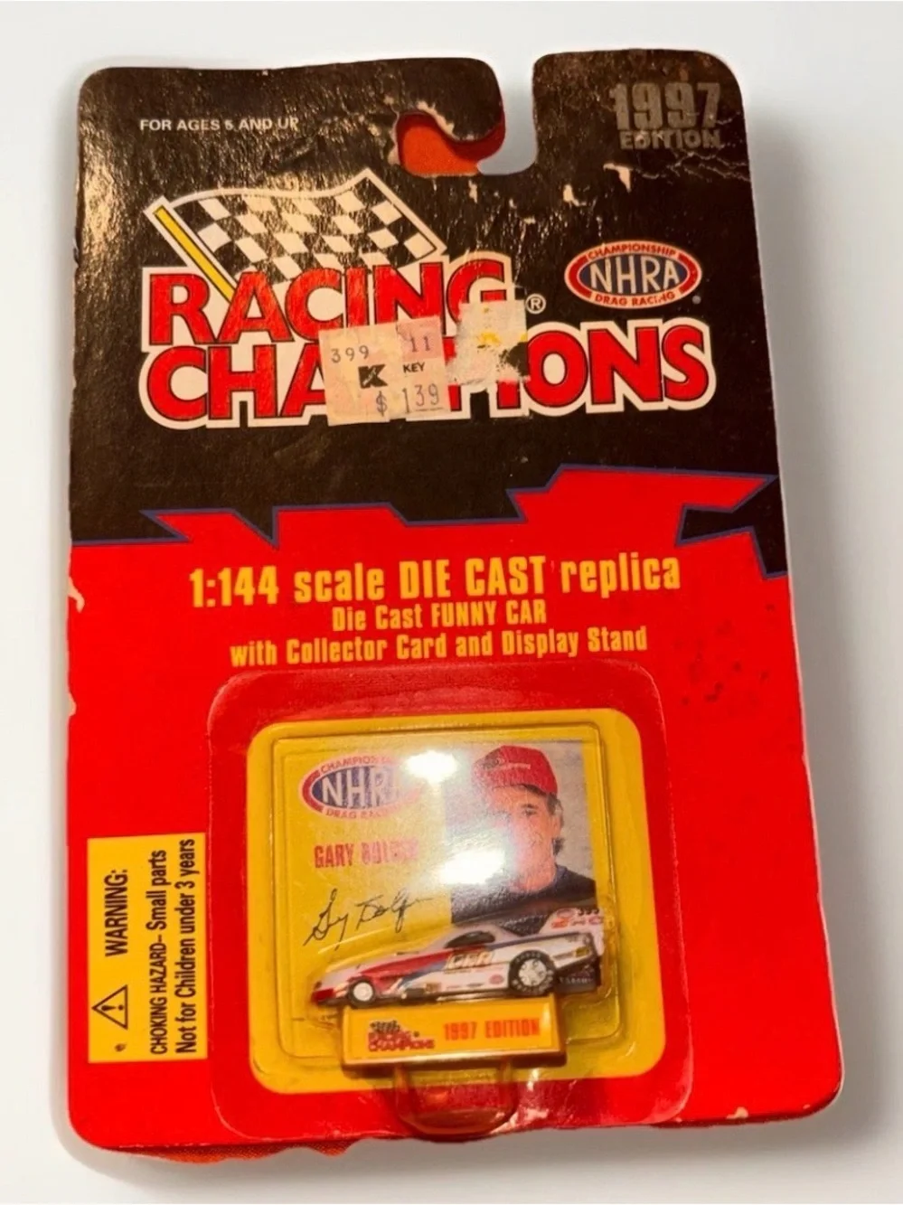 Racing Champions 1997 Edition Die-Cast Funny Car - Red and Black